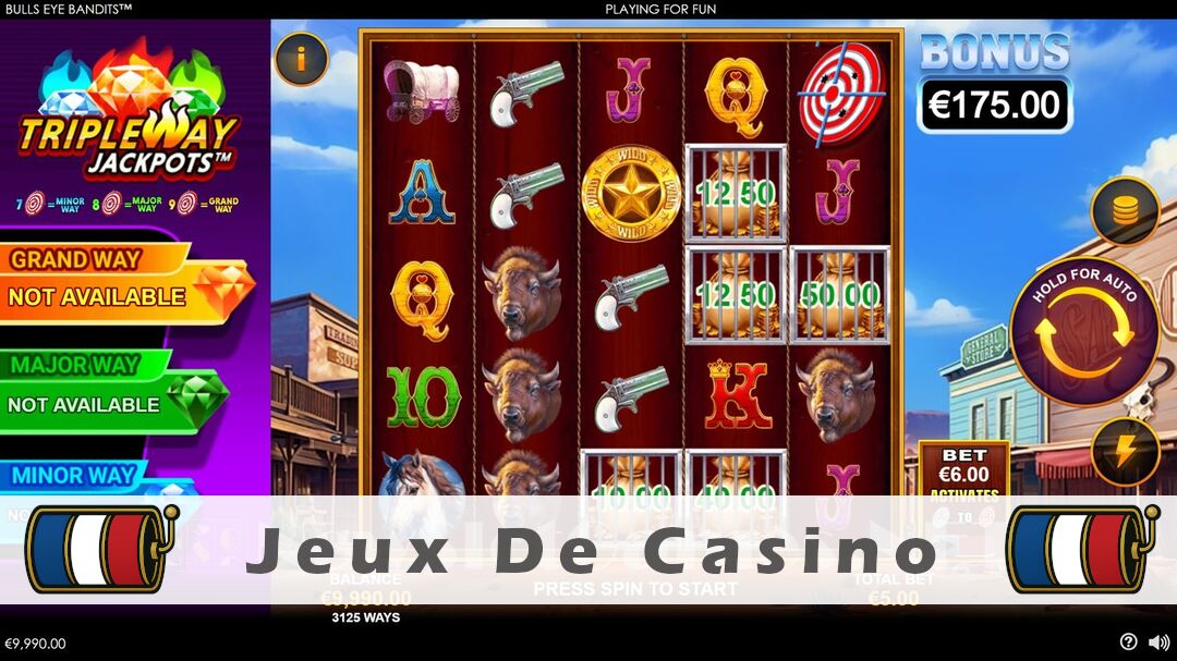 Démo de la machine à sous Bulls Eye Bandits Slot