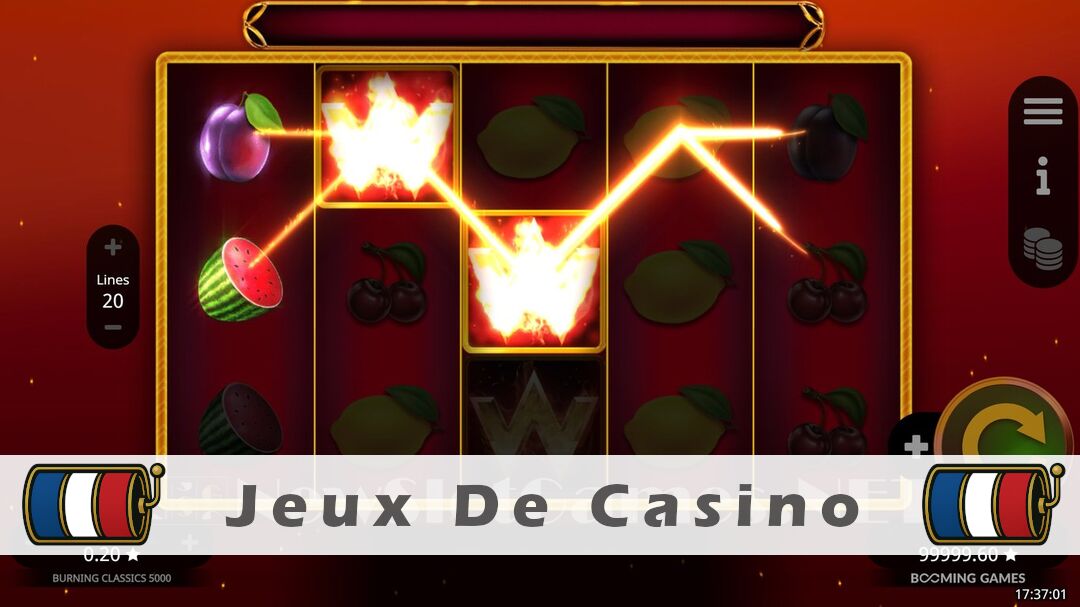 Démo de la machine à sous Burning Classics 5000 Slot