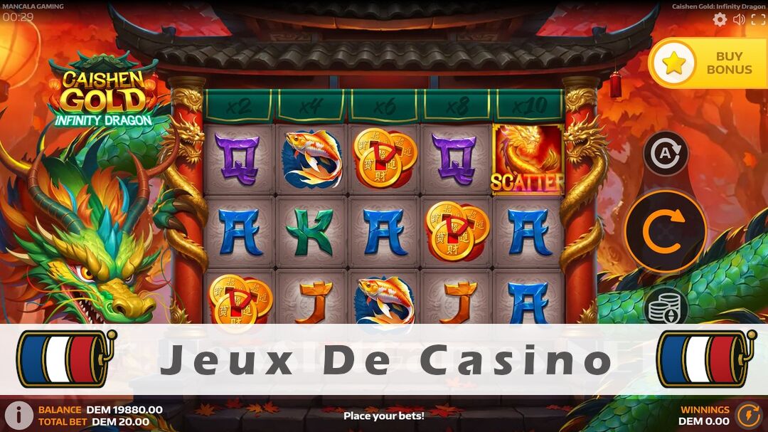 Démo de la machine à sous Caishen Gold Infinity Dragon Slot
