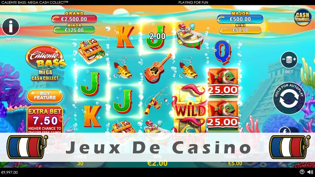 Démo de la machine à sous Caliente Bass Mega Cash Collect Slot