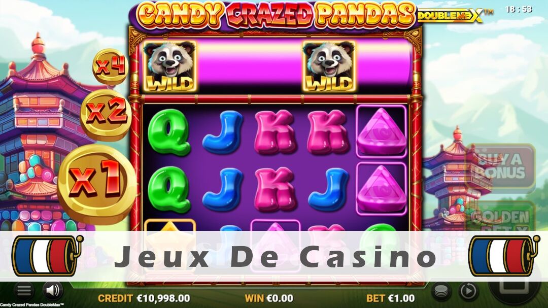 Démo de la machine à sous Candy Crazed Pandas DoubleMax Slot