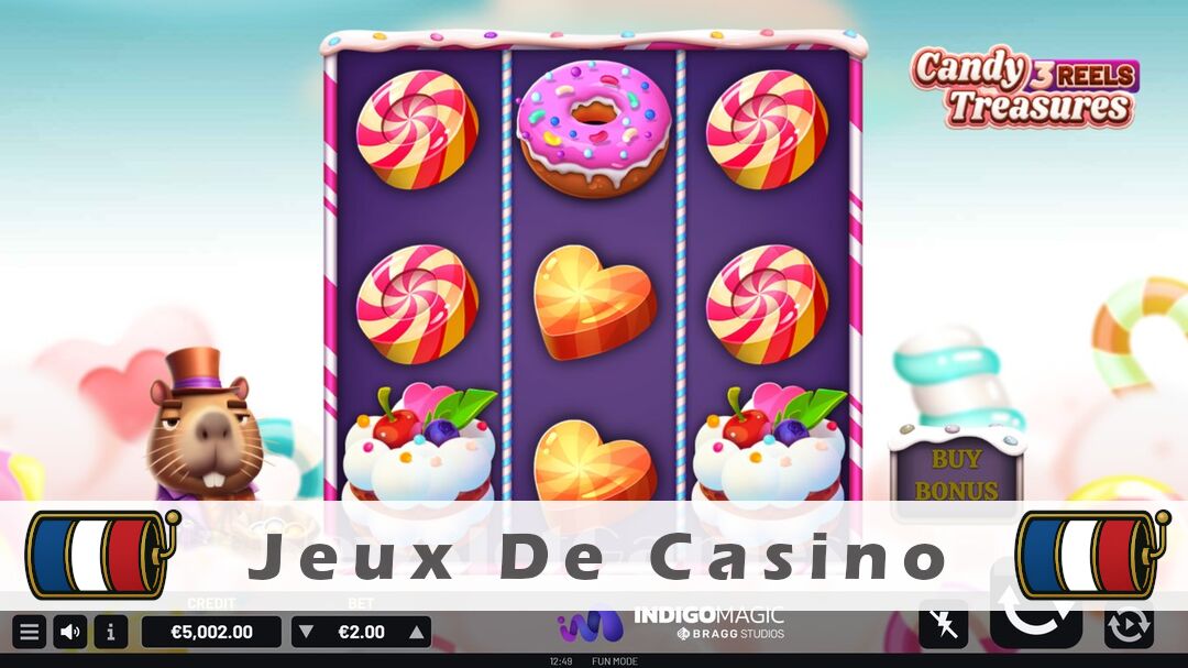 Démo de la machine à sous Candy Treasures 3 Reels Slot