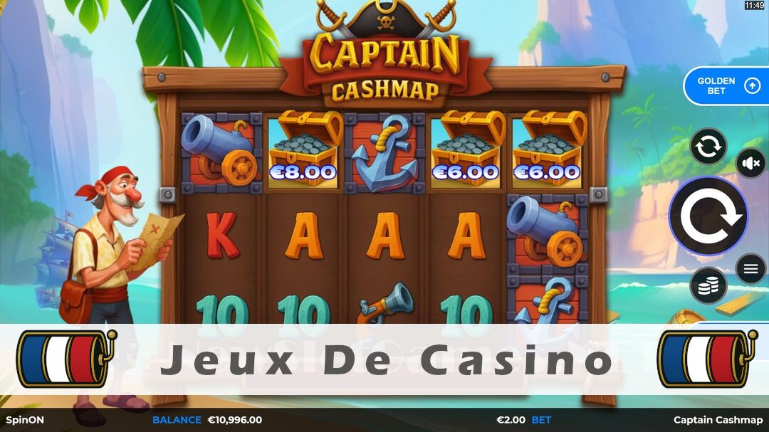 Démo de la machine à sous Captain Cashmap Slot