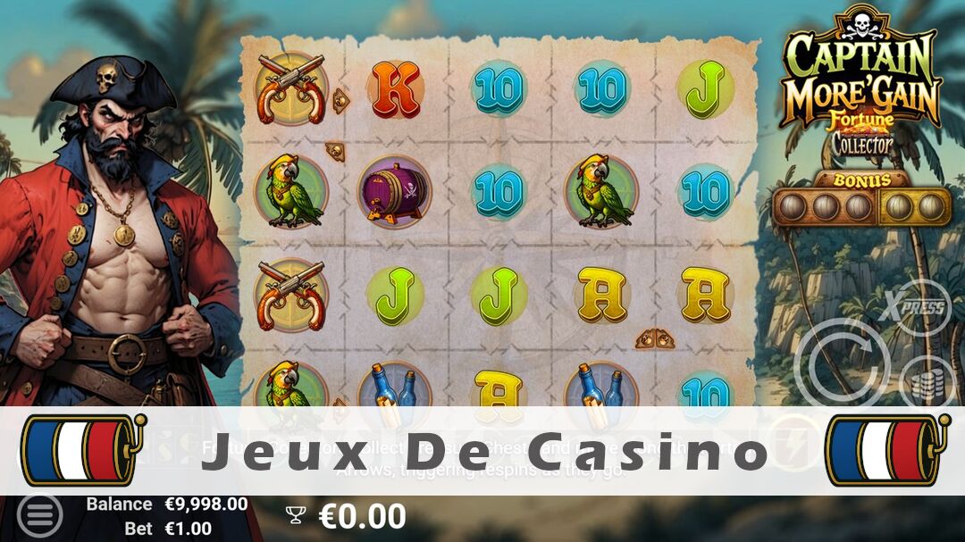 Démo de la machine à sous Captain Moregain Slot