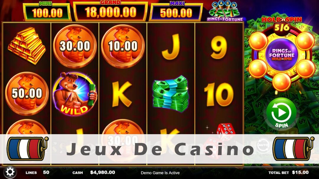 Démo de la machine à sous Cash Cave Rings of Fortune Slot