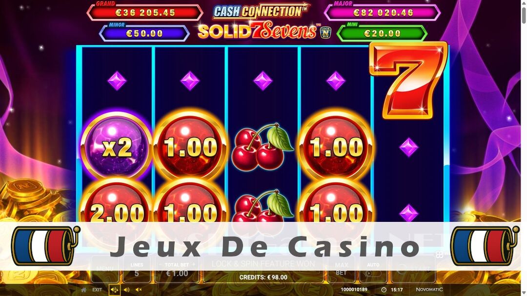 Démo de la machine à sous Cash Connection Solid Sevens Slot