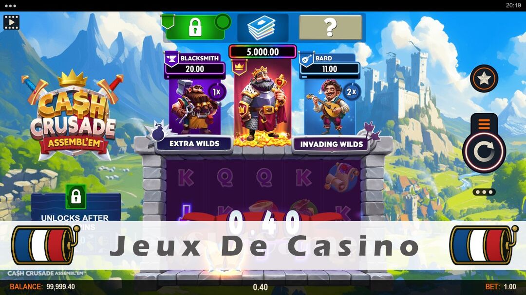 Démo de la machine à sous Cash Crusade ASSEMBLEM Slot