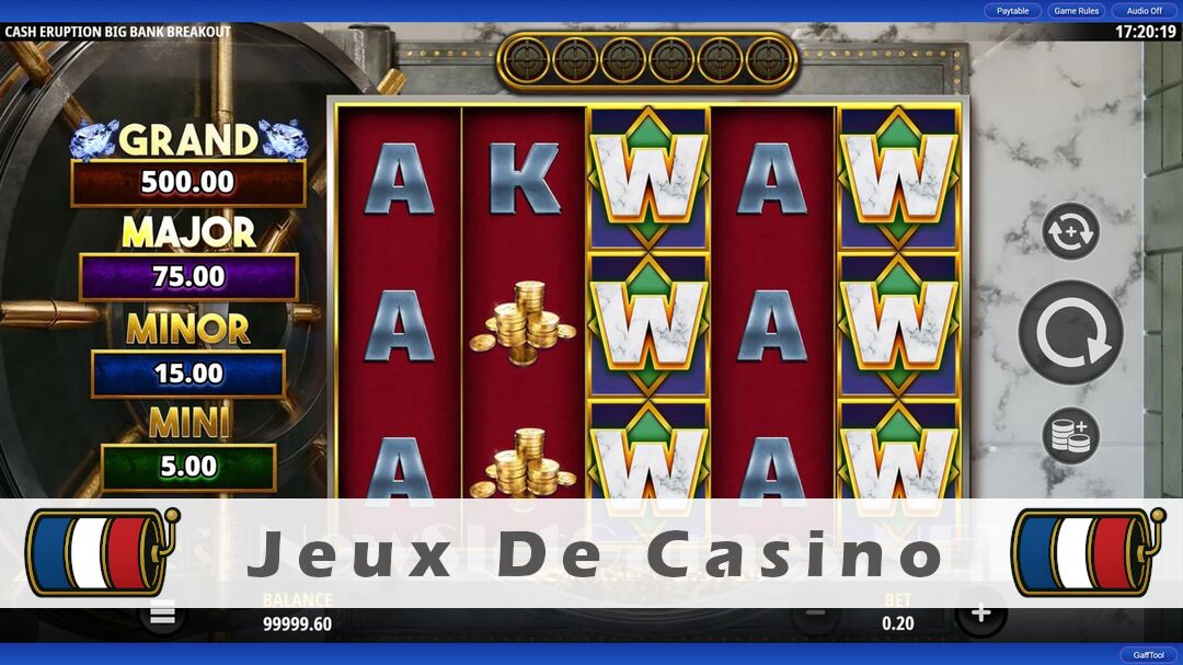 Démo de la machine à sous Cash Eruption Big Bank Breakout Slot