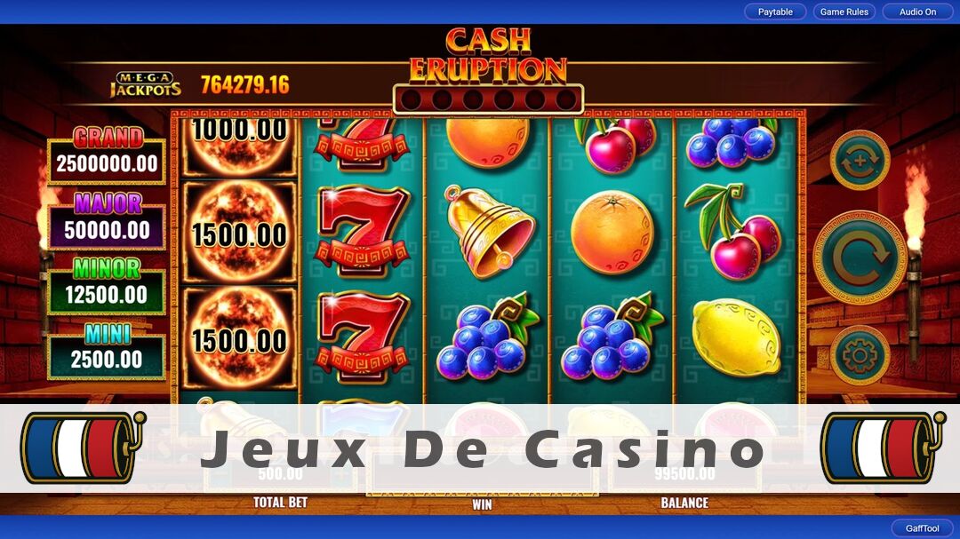 Démo de la machine à sous Cash Eruption MegaJackpots Slot