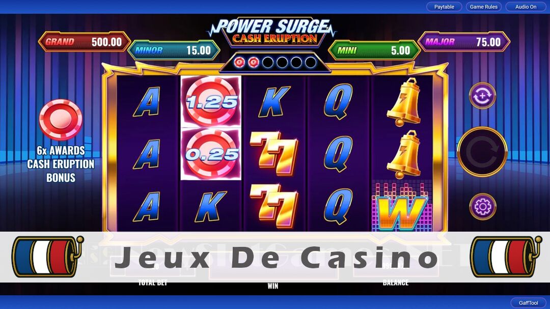 Démo de la machine à sous Cash Eruption Power Surge Slot