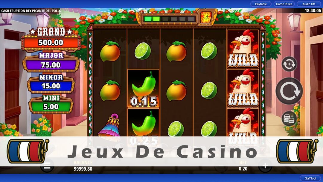 Démo de la machine à sous Cash Eruption Rey Picante Del Pollo Slot