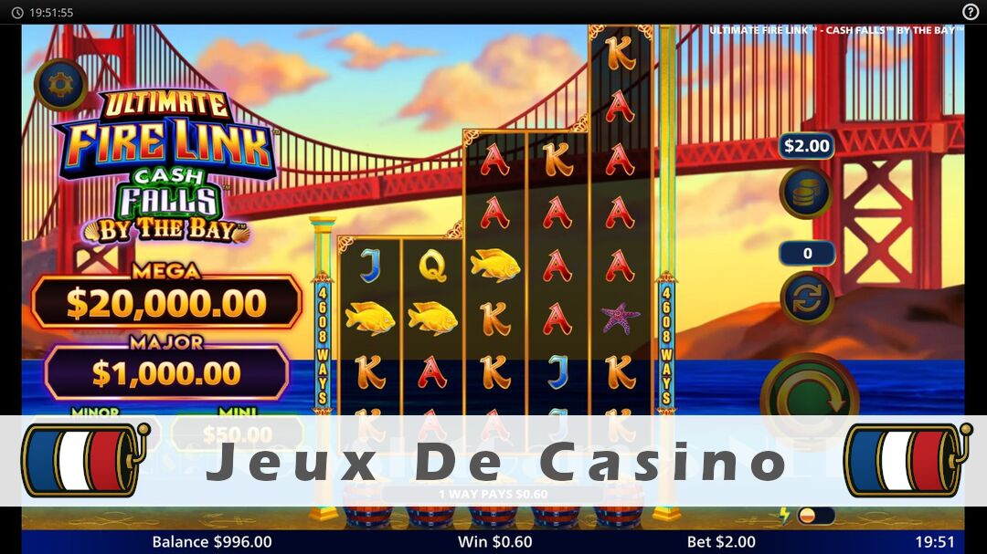 Démo de la machine à sous Ultimate Fire Link Cash Falls By the Bay Slot