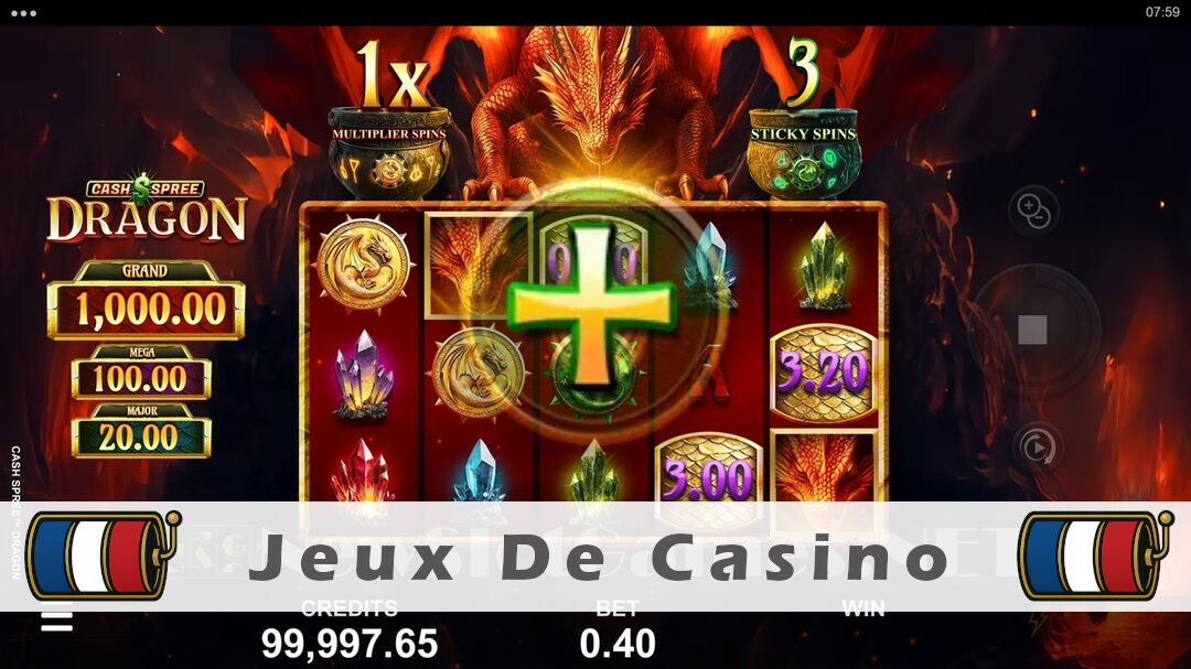 Démo de la machine à sous Cash Spree Dragon Slot