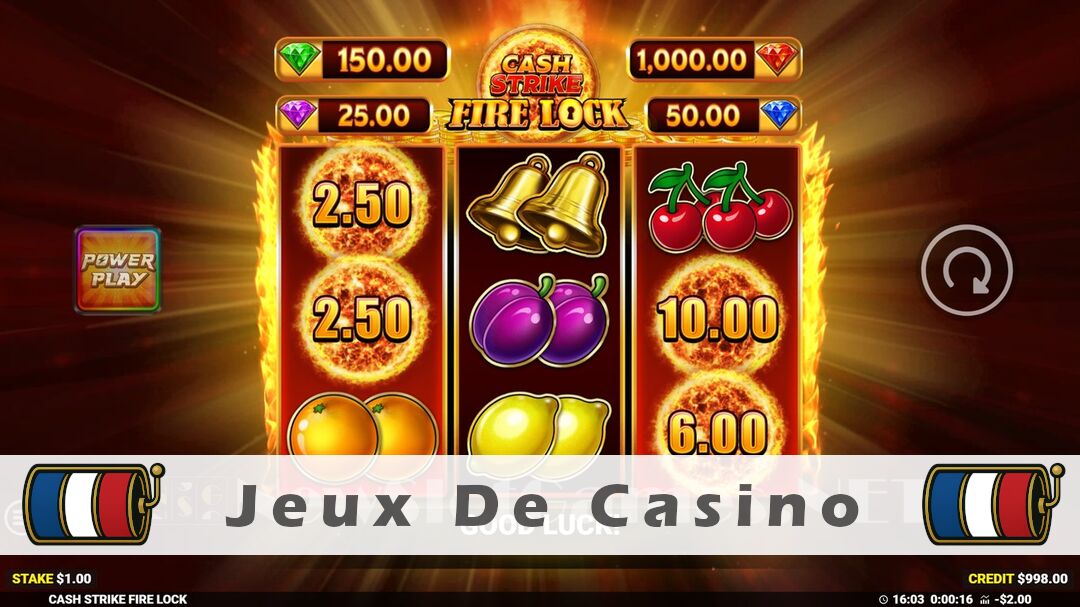 Démo de la machine à sous Cash Strike Fire Lock Slot