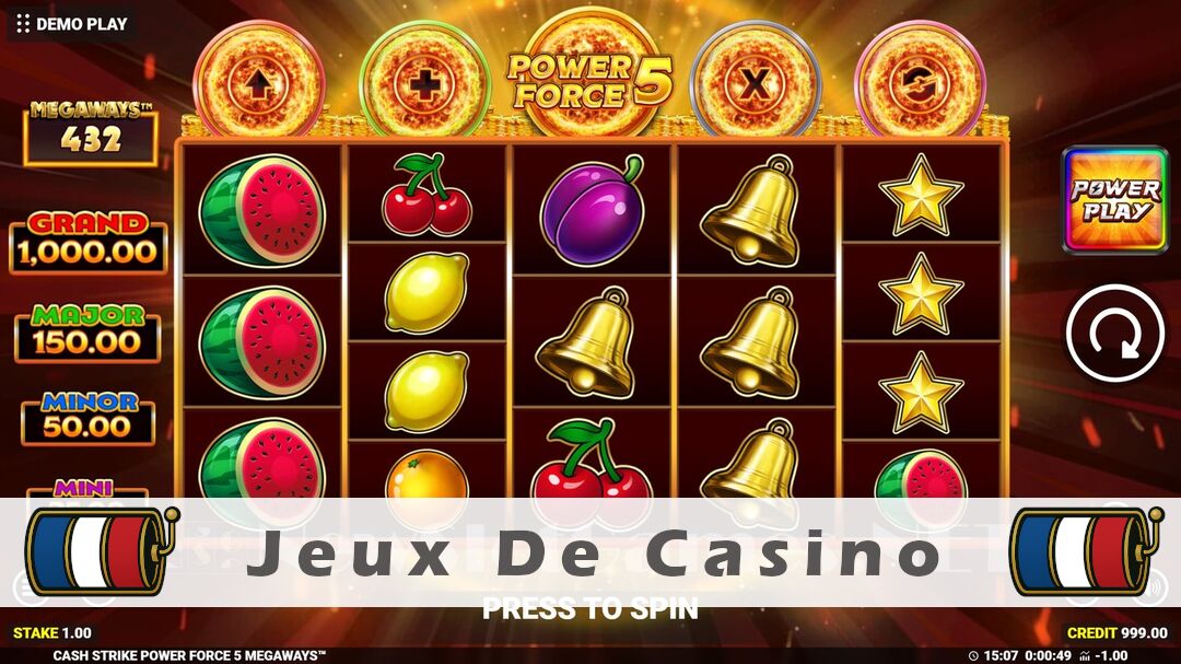 Démo de la machine à sous Cash Strike Power Force 5 Megaways Slot