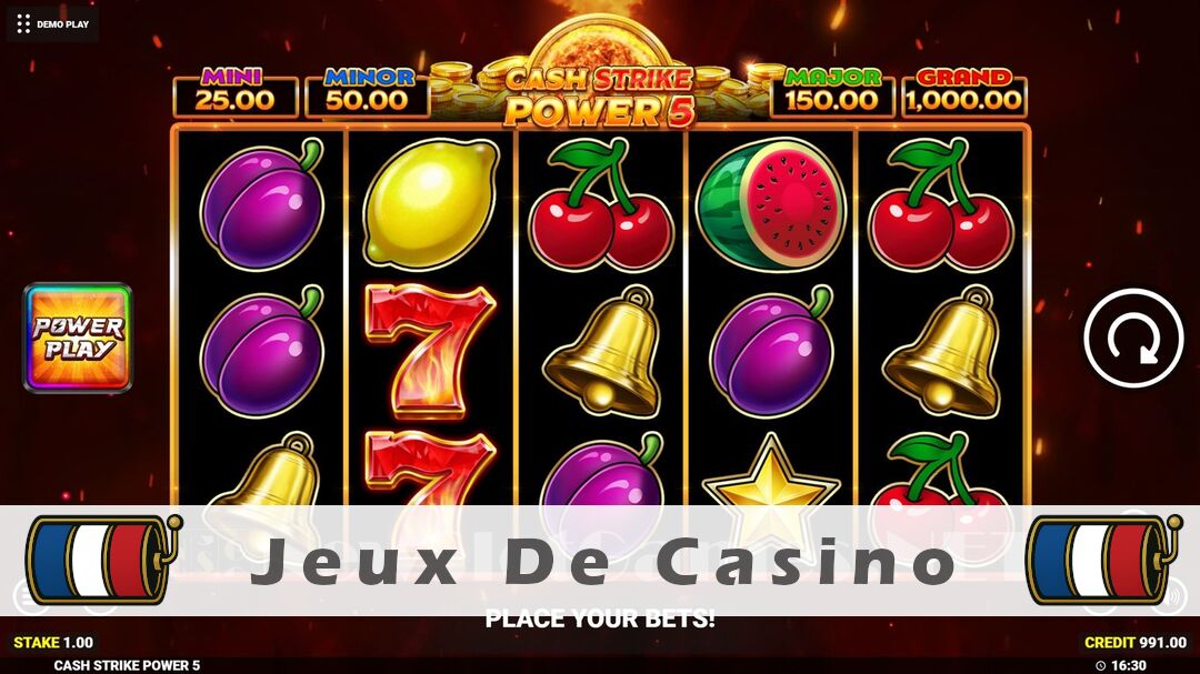 Démo de la machine à sous Cash Strike Power Force 5 Slot