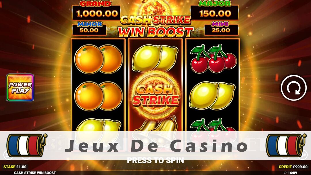 Démo de la machine à sous Cash Strike Win Boost Slot