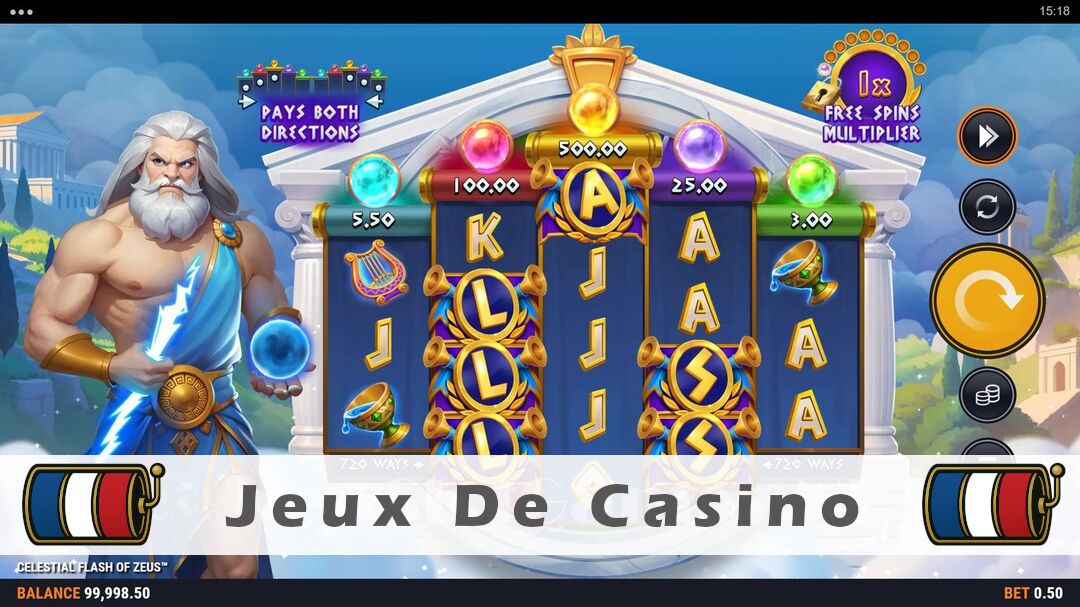 Démo de la machine à sous Celestial Flash of Zeus Slot