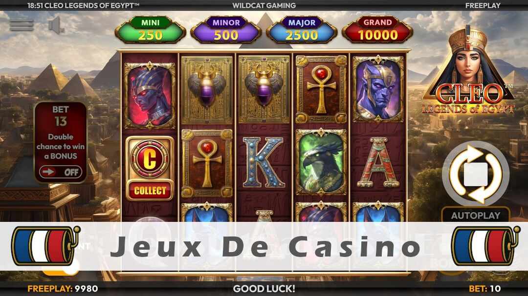 Démo de la machine à sous Cleo Legends of Egypt Slot
