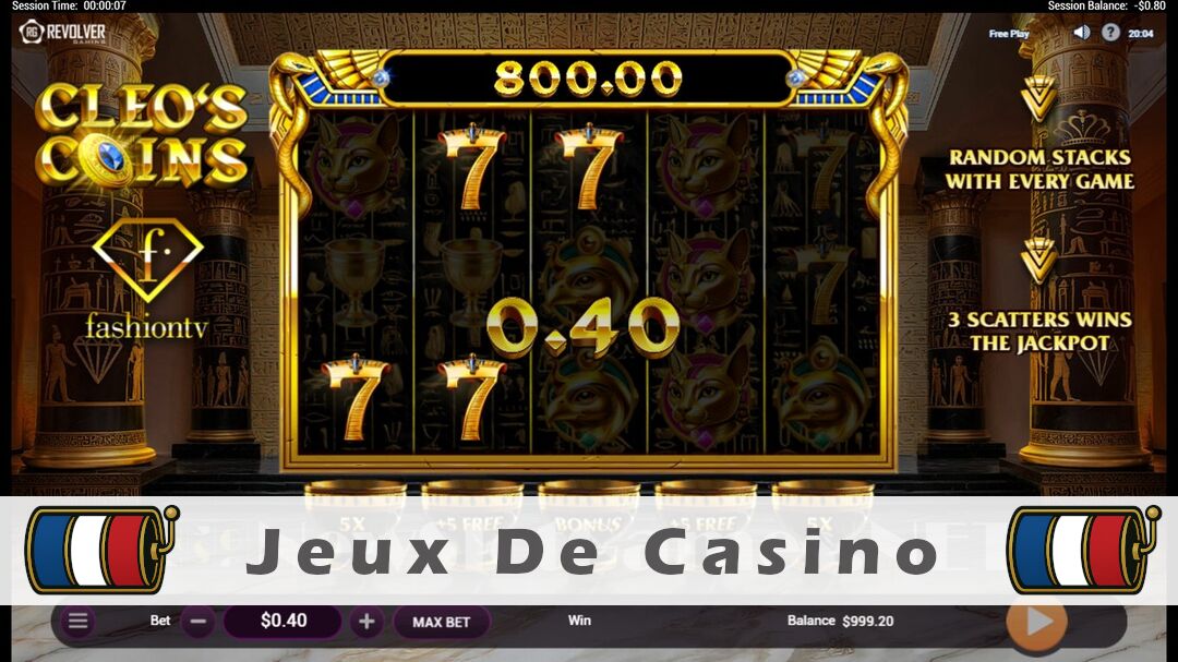 Démo de la machine à sous Cleos Coins - Fashion TV Slot