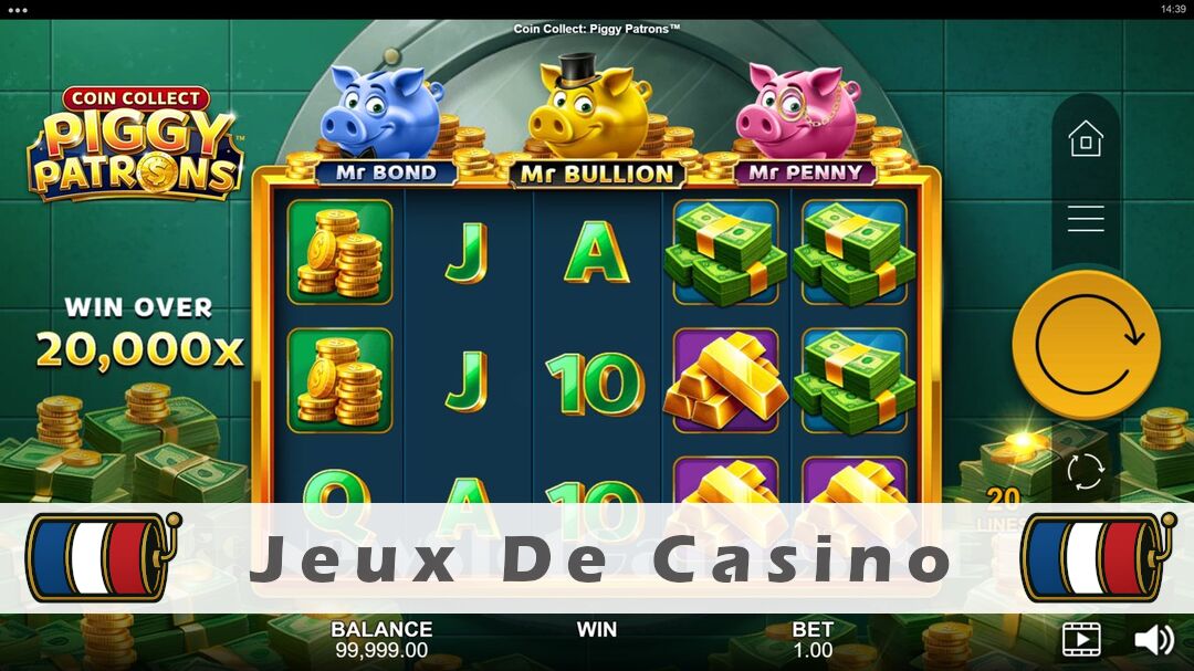 Démo de la machine à sous Coin Collect Piggy Patrons Slot