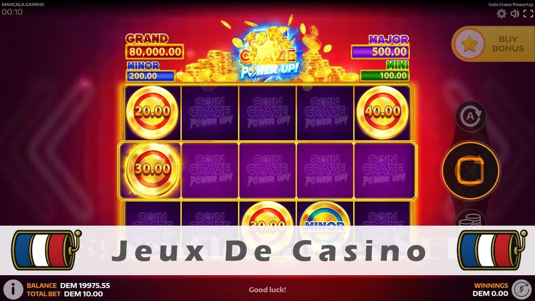 Démo de la machine à sous Coin Craze PowerUp Slot
