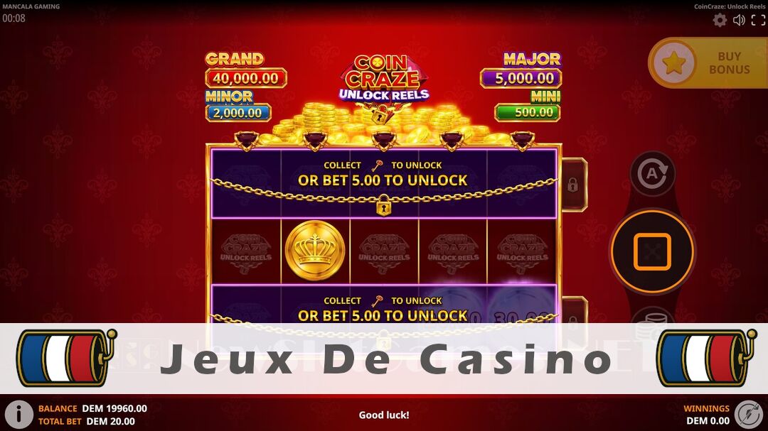 Démo de la machine à sous Coin Craze Unlock Reels Slot