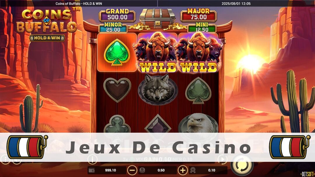 Démo de la machine à sous Coins of Buffalo Slot