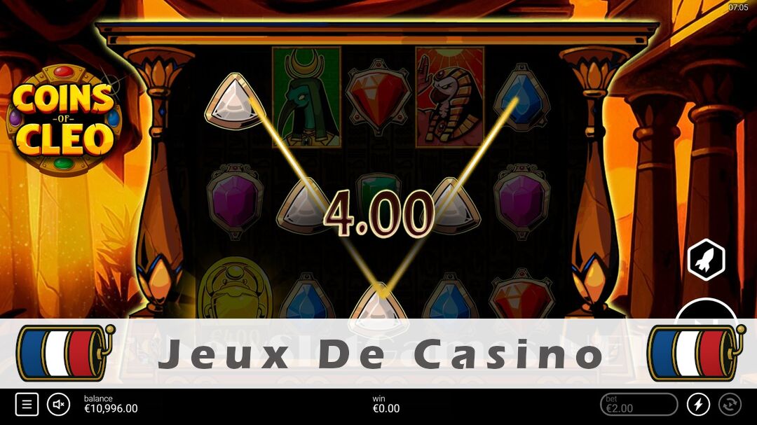 Démo de la machine à sous Coins of Cleo Slot