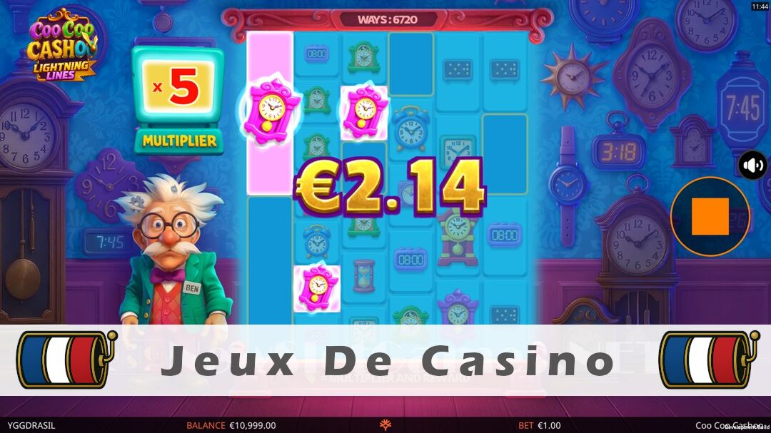 Démo de la machine à sous Coo Coo Cashoo Lightning Lines Slot