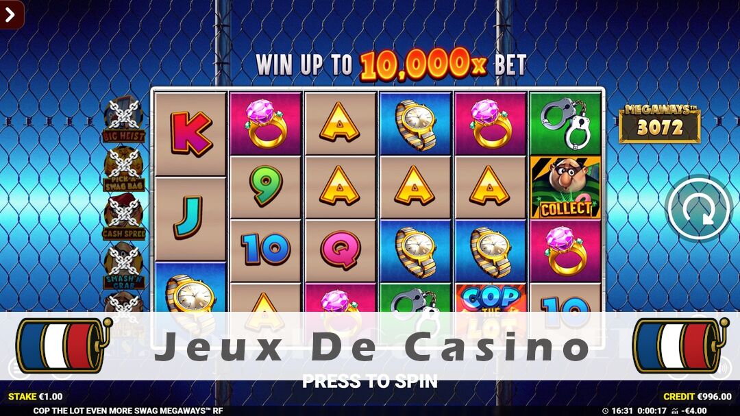 Démo de la machine à sous Cop The Lot Megaways Even More Swag Slot