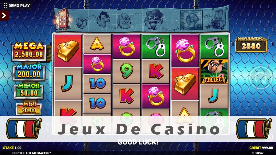 Démo de la machine à sous Cop The Lot Megaways Slot