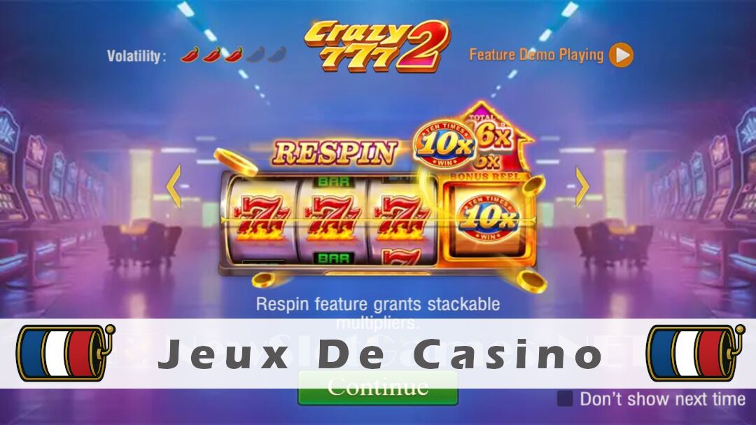 Démo de la machine à sous Crazy 777 2 Slot