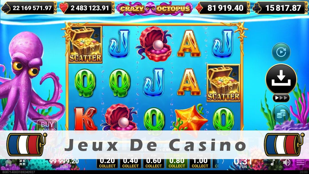 Démo de la machine à sous Crazy Octopus Slot