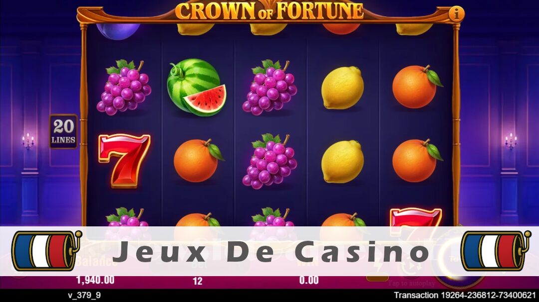 Démo de la machine à sous Crown of Fortune Slot
