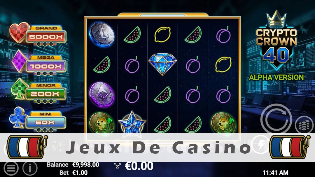 Démo de la machine à sous Crypto Crown 40 Slot