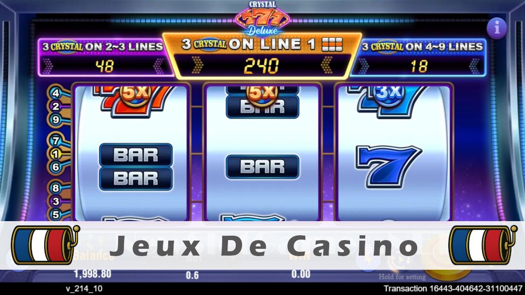 Démo de la machine à sous Crystal 777 Deluxe Slot