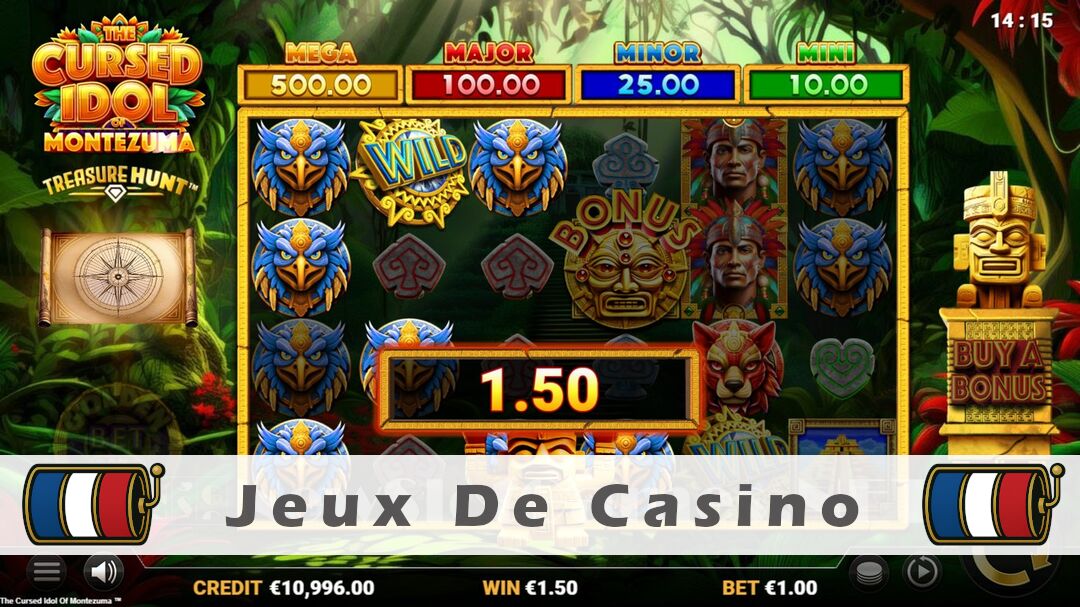 Démo de la machine à sous The Cursed Idol of Montezuma Treasure Hunt Slot