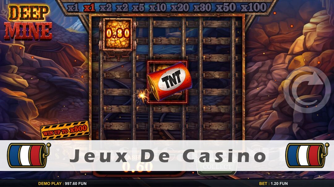 Démo de la machine à sous Deep Mine Slot