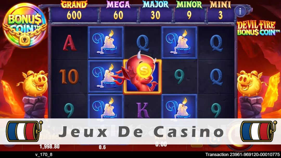 Démo de la machine à sous Devil Fire Bonus Coin Slot