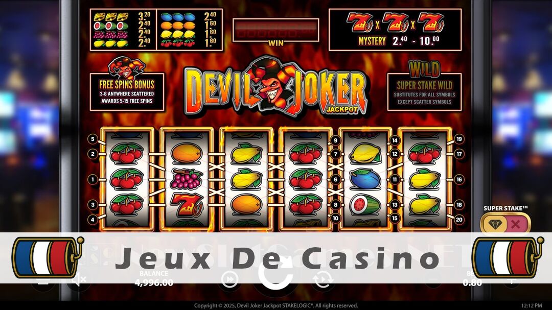 Démo de la machine à sous Devil Joker Jackpot Slot