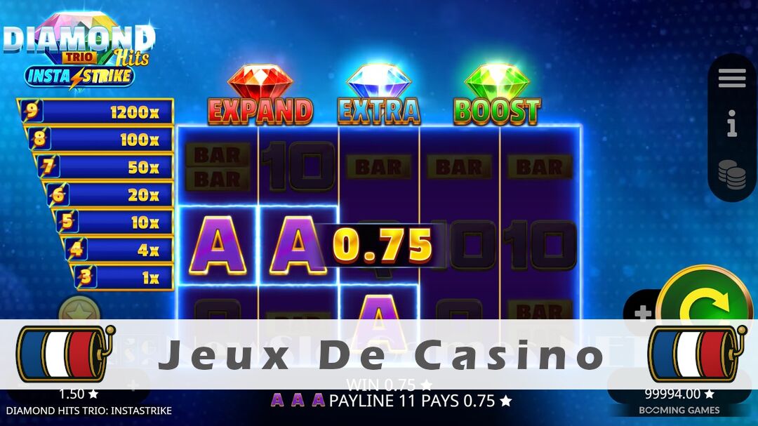 Démo de la machine à sous Diamond Hits Trio InstaStrike Slot