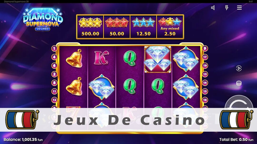 Démo de la machine à sous Diamond Supernova 20 Slot