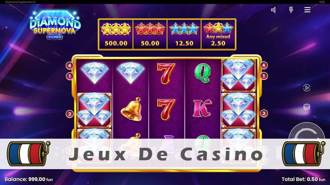 Démo de la machine à sous Diamond Supernova 5 Slot