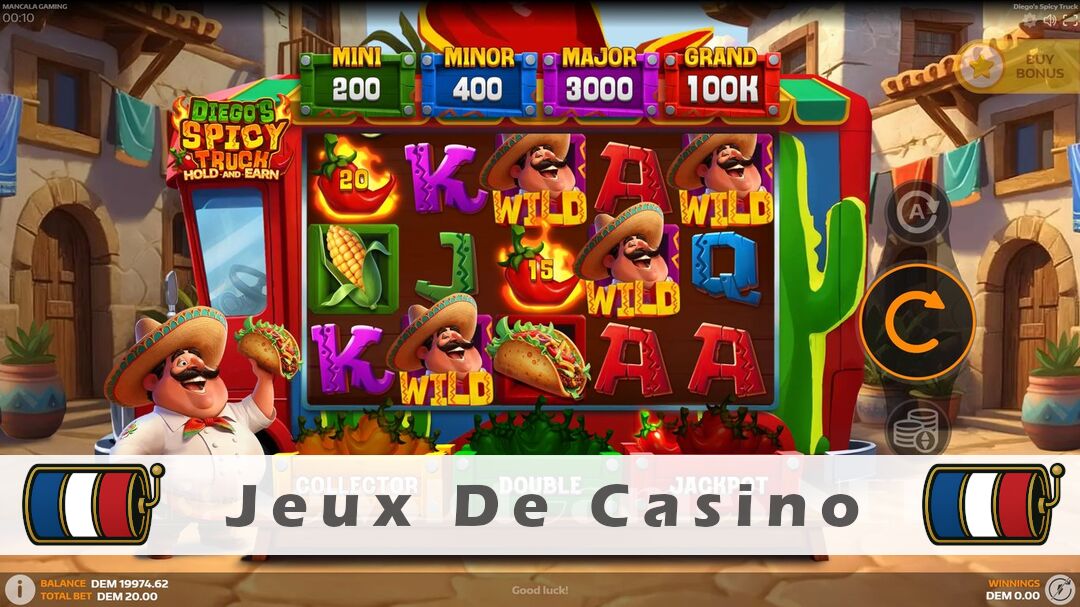 Démo de la machine à sous Diegos Spicy Truck Slot