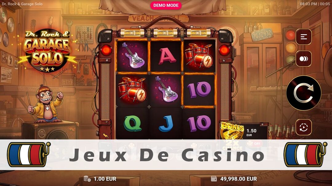 Démo de la machine à sous Dr. Rock & Garage Solo Slot