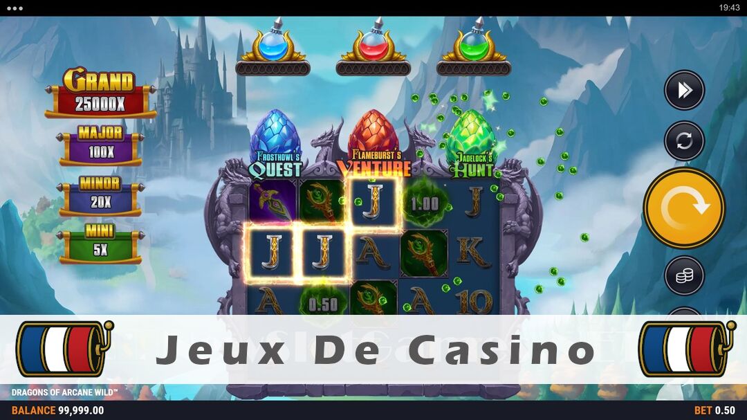 Démo de la machine à sous Dragons of Arcane Wild Slot