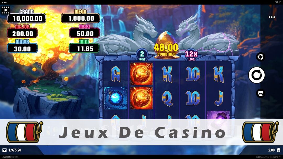 Démo de la machine à sous Dragons Erupt Slot