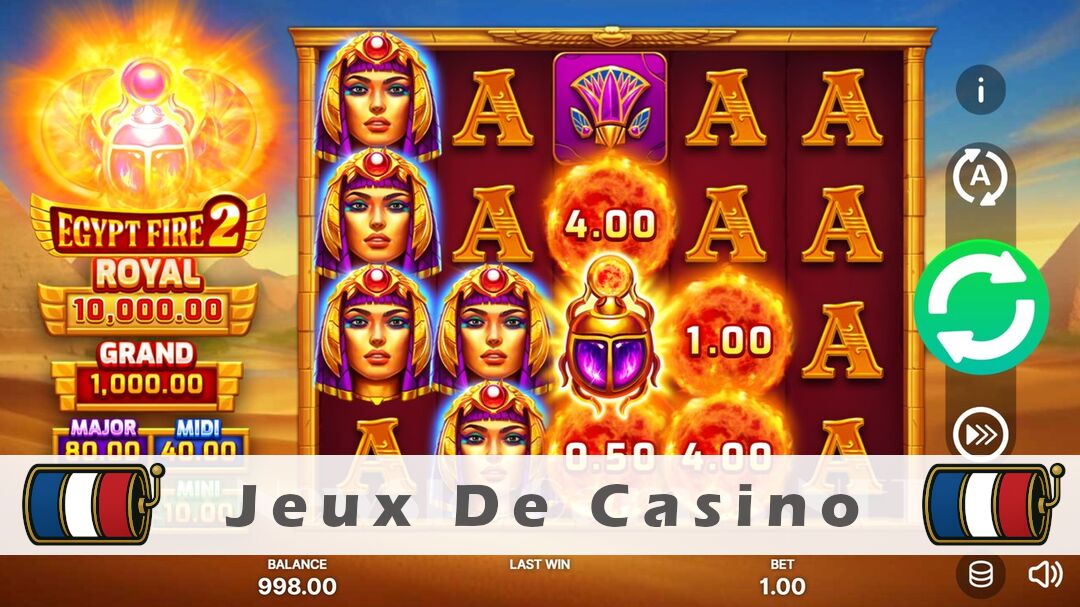 Démo de la machine à sous Egypt Fire 2 Slot