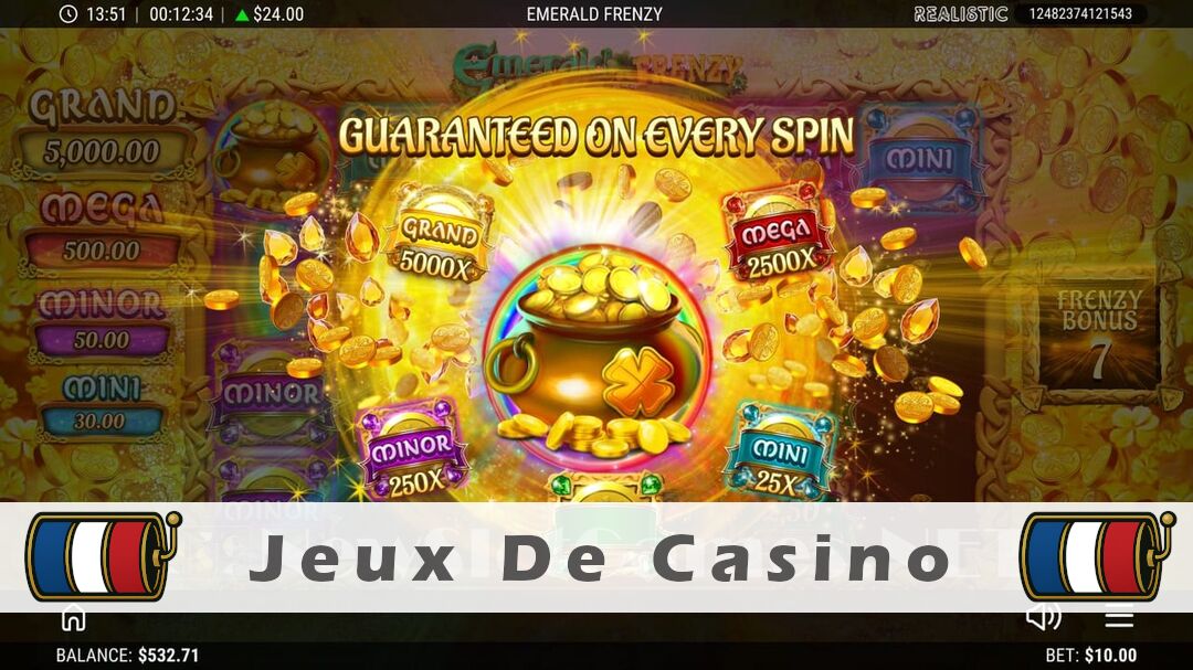 Démo de la machine à sous Emerald Frenzy Slot